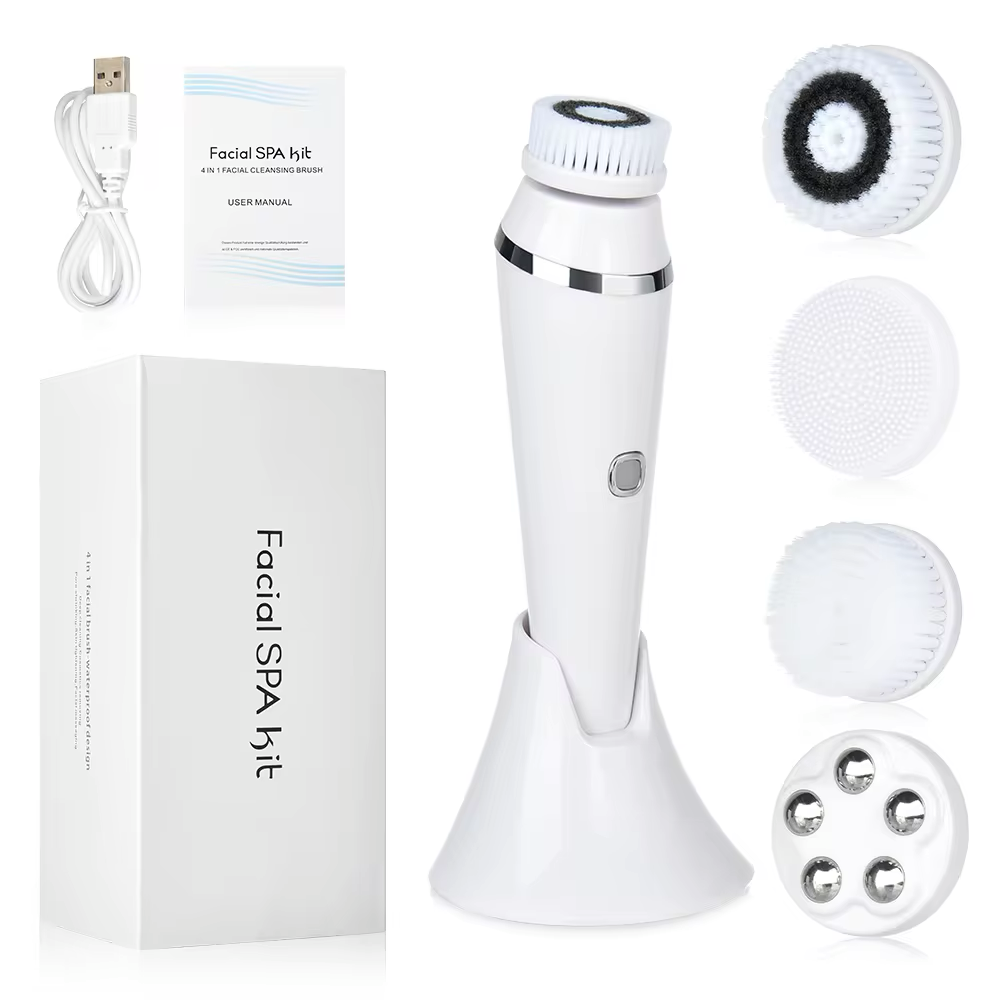 Inspiring Me™ 4 in 1 Electric Clean Vibration Silicone Brush