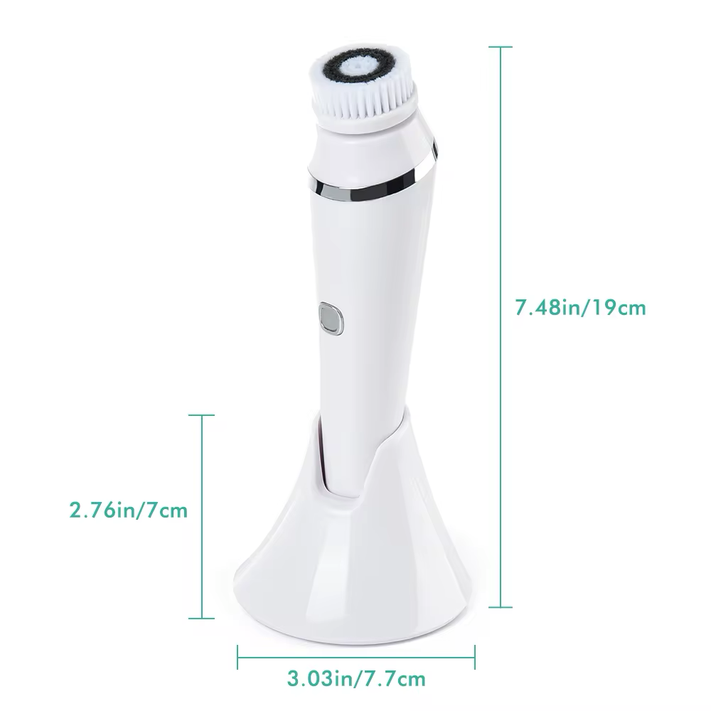 Inspiring Me™ 4 in 1 Electric Clean Vibration Silicone Brush